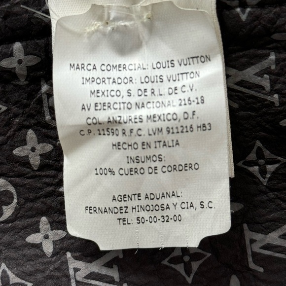 Louis Vuitton Burgundy Leather Jacket Belted Monogram Lining Women’s 38 - Picture 12 of 12